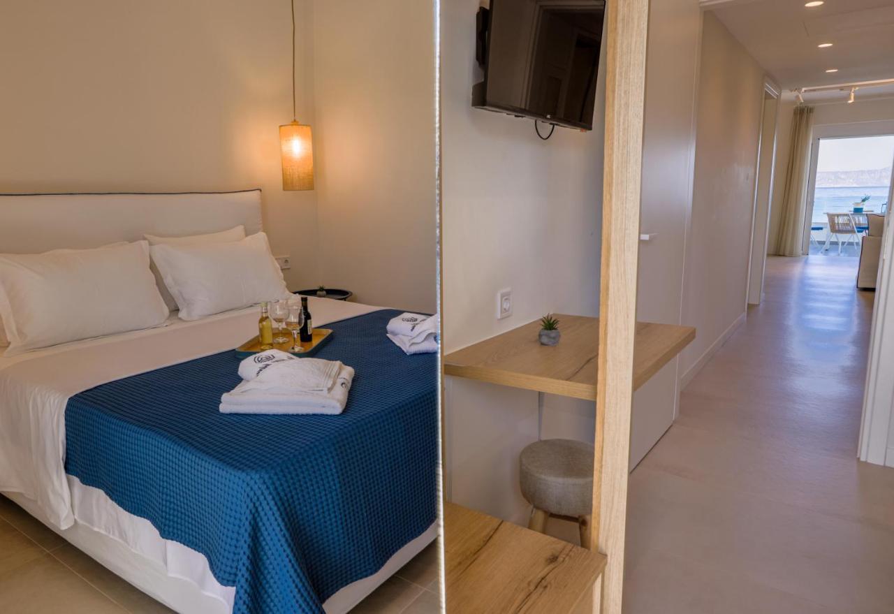 La Mer Bleue Beachfront Boutique Apartments Vrahati Exteriör bild