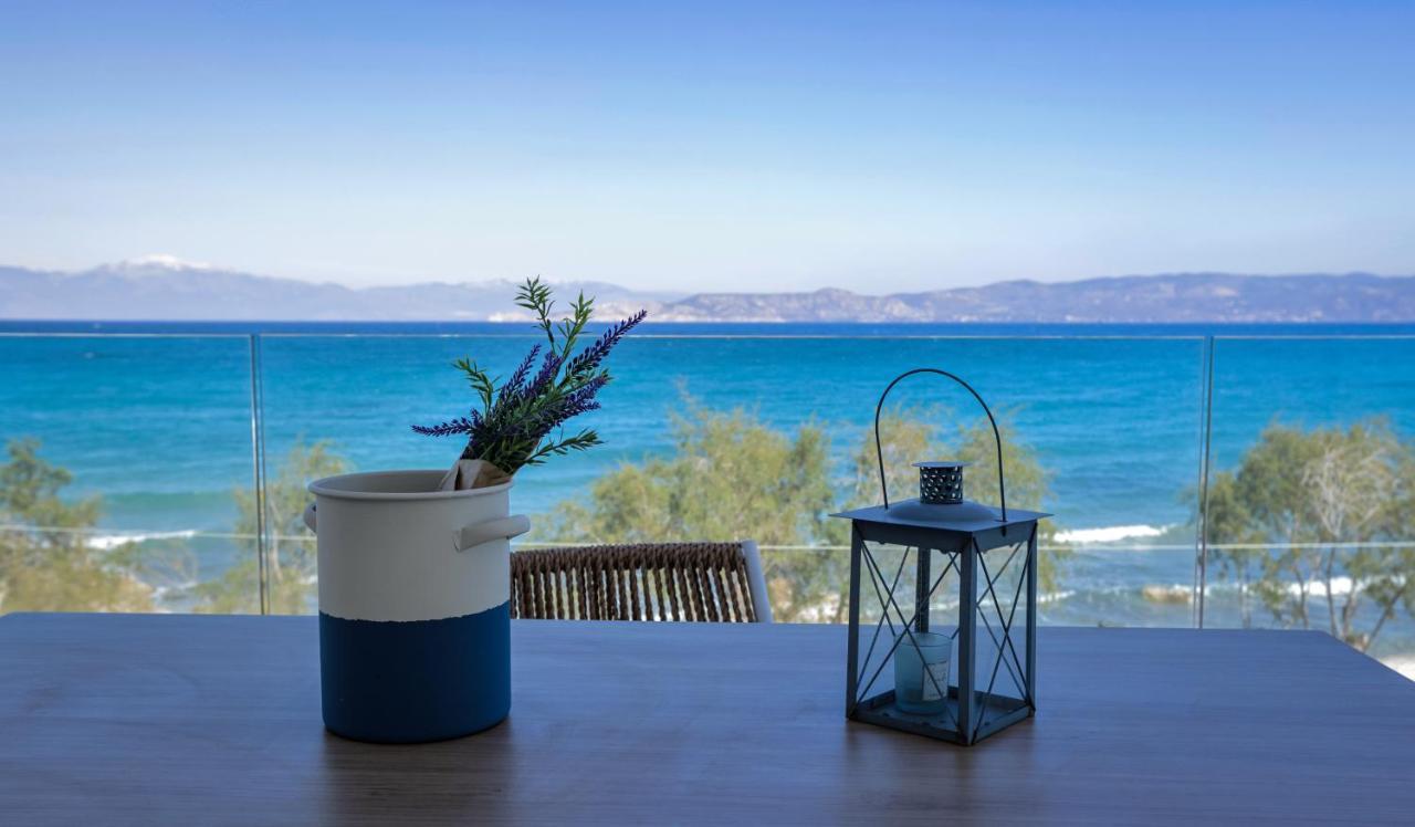 La Mer Bleue Beachfront Boutique Apartments Vrahati Exteriör bild